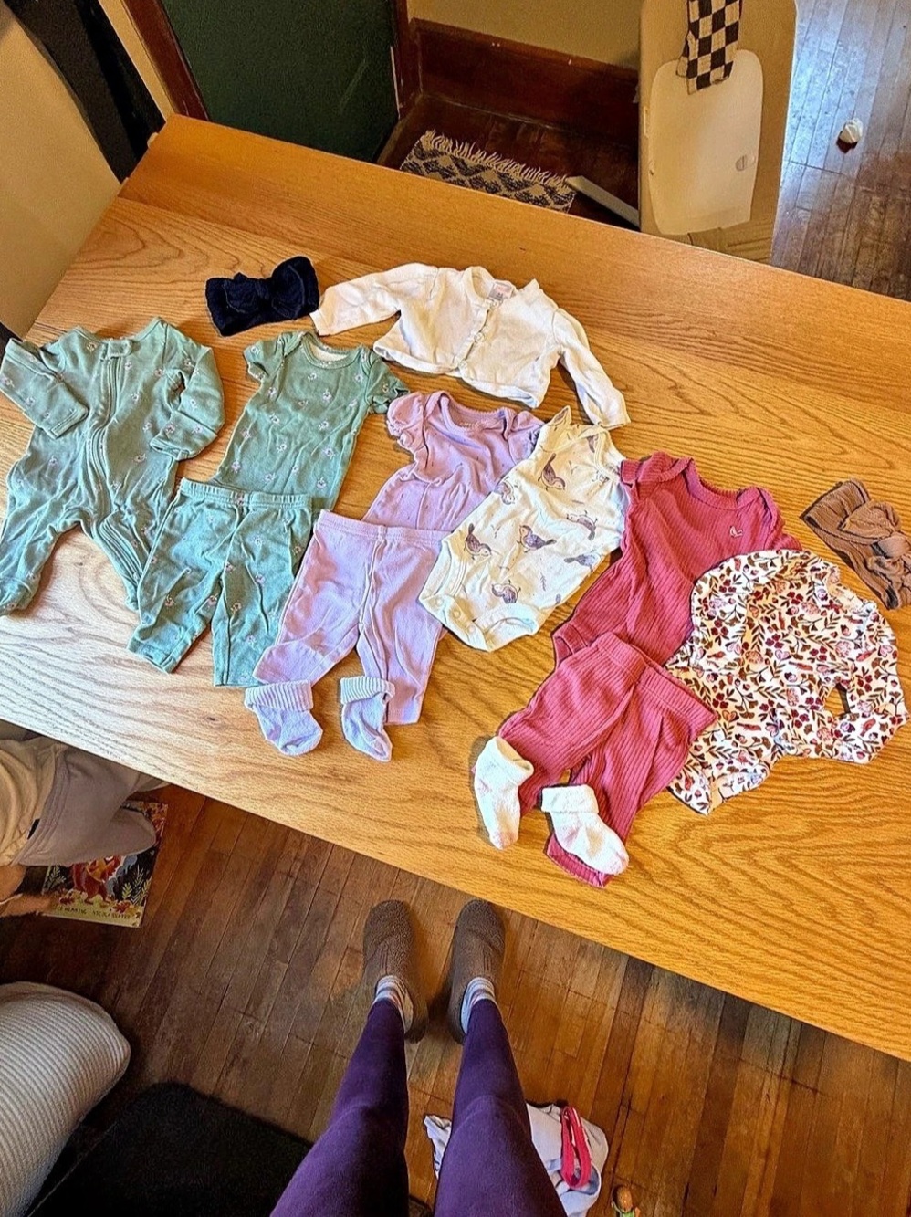 Carter's Newborn Girl Clothing Lot 💗💜💚